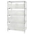 Quantum WR5-955CL 42" W x 24" D x 74" H Includes 5 Wire Shelves Bin Wire Shelving System