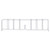 Quantum DIV30GY 30" D x 8" H Gray Epoxy Wire Shelf Divider