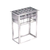 Lakeside 973 14.63" W Stainless Steel Drop-In Open Frame Tray and Glass Rack Dispenser