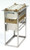 Lakeside 973 14.63" W Stainless Steel Drop-In Open Frame Tray and Glass Rack Dispenser