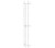 Quantum TS62C 24" D Chrome Shelves Tray Stop