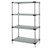 Quantum WRS5-63-1842SS 42" W x 18" D Stainless Steel Solid Shelving Starter Kit