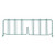 Quantum DIV24P 24" D x 8" H Green Epoxy Wire Shelf Divider