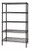 Quantum WR74-1830BK-5 30" W x 18" D Epoxy Coated Wire Shelving Starter Kit