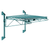 Quantum WC14-CB2430P 30" W x 24" D Green Epoxy Antimicrobial Finish Cantilever Single Shelf Post Wall Mount