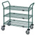 Quantum WRC-1848P-3 37.5" H x 48" W x 18" D 3 Shelves 2 U Shaped Handles Open Base Utility Cart