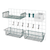 Quantum SG-A2CL Green Epoxy Antimicrobial Store Grid Accessory Pack