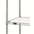 Quantum 1836SM 36" W x 18" D White Polyethylene Shelf Inlay Mat