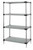 Quantum WRS4-54-1848SS 48" W x 18" D Stainless Steel Solid Shelving Starter Kit