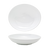 FOH DBO083WHP22 28 Oz. Oval Coupe Sides Porcelain Low Ellipse Bowl (6 Each Per Case)