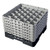 Cambro 30S1114110 19 3/4" x 19 3/4" x 13 3/4" Black 30 Compartments Full Size with 6 Extenders Camrack Glass Rack - 2 Cases