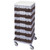 Cambro BR578167 Brown Polypropylene Full Size 1 Compartment with 2 Extenders Camrack Base Rack - 4 Cases
