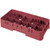 Cambro 10HS958416 10" x 19 3/4" x 12 1/8" Cranberry 10 Compartments Half Size with 5 Extenders Camrack Glass Rack - 2 Cases