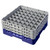 Cambro 49S638186 19 3/4" x 19 3/4" x 8 7/8" Navy Blue 49 Compartments Full Size with 3 Extenders Camrack Glass Rack - 3 Cases