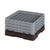 Cambro 49S800167 19 3/4" x 19 3/4" x 10 1/2" Brown 49 Compartments Full Size with 4 Extenders Camrack Glass Rack - 2 Cases