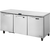 True TUC-72-HC~SPEC3 29.75" H x 72.38" W x 29.13" D 3 Heavy-Duty Stainless Steel Doors Stainless Steel Interior SPEC SERIES Undercounter Refrigerator - 115 Volts 1-Ph