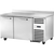 True TWT-60-32F-HC~SPEC3 60.25" W Stainless Steel 2 Section Doors SPEC SERIES Deep Work Top Freezer