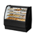 True TGM-DC-48-SC/SC-S-W 48.25" W Stainless Steel White Finish with Curved Glass Non-Refrigerated 3 Shelves Glass Merchandiser - 115 Volts
