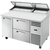 True TPP-AT-60D-2-HC~SPEC3 60.25" W Two Section SPEC SERIES® Pizza Prep - 115 Volts