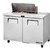 True TSSU-48-08-HC~SPEC3 48.38" W Two Section SPEC SERIES® Sandwich/Salad Unit - 115 Volts