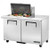 True TSSU-48-12M-B-HC~SPEC3 48.38" W Two Section SPEC SERIES® Mega Top Sandwich/Salad Unit - 115 Volts