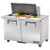 True TSSU-48-15M-B-HC~SPEC3 48.38" W Two Section SPEC SERIES® Mega Top Sandwich/Salad Unit - 115 Volts
