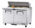 True TSSU-48-12-HC~SPEC3 48.38" W Two Section SPEC SERIES® Sandwich/Salad Unit - 115 Volts