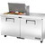 True TSSU-60-12M-B-HC~SPEC3 60.38" W Two Section SPEC SERIES® Mega Top Sandwich/Salad Unit - 115 Volts