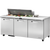 True TSSU-72-12-HC~SPEC3 72.38" W Three Section SPEC SERIES® Sandwich/Salad Unit - 115 Volts