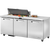 True TSSU-72-10-HC~SPEC3 72.38" W Three Section SPEC SERIES® Sandwich/Salad Unit - 115 Volts