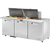 True TSSU-72-24M-B-ST-HC~SPEC3 72.38" W Three Section SPEC SERIES® Mega Top Sandwich/Salad Unit - 115 Volts
