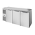 True TBR84-RISZ1-L-S-SSS-1 84" W Stainless Steel Solid Refrigerated Back Bar Cooler