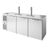 True TDR84-PTSZ1-L-S-SSS-SSS-1 Stainless Steel Single Faucet Refrigerated Draft Bar Cooler