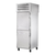 True STG1RPT-2HS-1S-HC 2 Stainless Steel Half Doors Front 1 Stainless Steel Door Rear LED Interior Lights Pass-Thru SPEC SERIES Refrigerator - 115 Volts