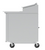 True TPP-AT-119D-2-HC 119.25" W Stainless Steel Cover Four Section Pizza Prep - 115 Volts