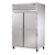 True STA2DT-2S-HC SPEC SERIES 52.63" W Stainless Steel Hinged Solid Door Two-Section Reach-In Refrigerator and Freezer - 115 Volts