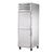 True STG1DT-2HS-HC 2 Stainless Steel Half Doors LED Interior Lights Reach-In SPEC SERIES Refrigerator or Freezer - 115 Volts