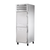 True STG1DTA-2HS-HC 2 Stainless Steel Half Doors 3 Gray Shelves LED Interior Lights Reach-In SPEC SERIES Refrigerator or Freezer - 115 Volts