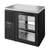 True TBR36-PTSZ1-L-B-G-G-1 36" W Stainless Steel Glass Refrigerated Back Bar Cooler