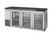True TBB24-72-3G-Z1-BST-S-1 72.12" W Stainless Steel Three-Section Glass Doors Back Bar Cooler - 115 Volts