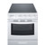 Summit REX2421WRT 4 Ceramic Glass Burner 23.75" Electric Range