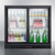 Summit SCR700B 36" W Black Sliding Beverage Merchandiser - 115 Volts, 1-Ph