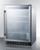 Summit SCR611GLOS 23.63" W Stainless Steel Hinged Refrigerated Merchandiser - 115 Volts 1-Ph
