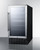 Summit SWC182ZADA 17.75" W Black Single Section Glass Door Wine Cellar - 115 Volts