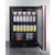 Summit SCR610BLSDIF 23.63" W Black Undercounter Refrigerator - 115 Volts