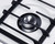 Summit WLL03IP 24" W White Porcelain Finish 4 Burners Liquid Propane Gas Off-Grid Cooktop - 36,000 BTU