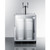 Summit SBC56GBICSSADA 5.5 Cu. Ft. Stainless Steel Draft Beer Cooler Dispenser
