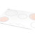 Summit CR5B30T8W White Ceramic Finish Five Burner Built-in Electric Radiant Cooktop - 240 Volts