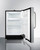 Summit ALRF49BSSTB 19.88" W Black Stainless Steel Undercounter Refrigerator-Freezer