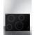 Summit CR4B30T11B Black Ceramic Finish Four Burner Electric Radiant Cooktop - 240 Volts